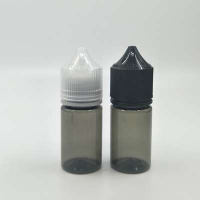 Bottiglia liquida a forma rotonda a prova di bambino da 30 ml E con tappo a vite in stampa su misura