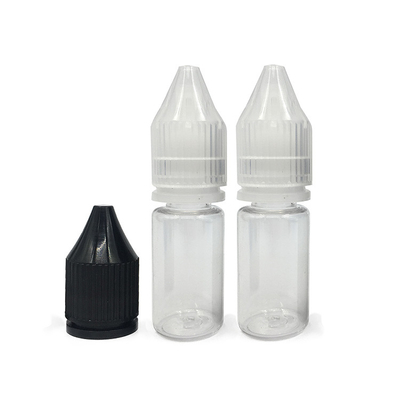 Bottine di plastica PET trasparenti stampate con logo personalizzato per E Liquid