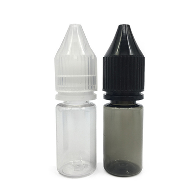 Bottine di plastica PET trasparenti stampate con logo personalizzato per E Liquid