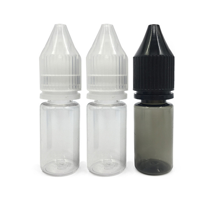 Bottine di plastica PET trasparenti stampate con logo personalizzato per E Liquid