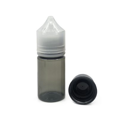 Bottiglie di PET e liquidi rotonde ecocompatibili con tappi a prova di bambini