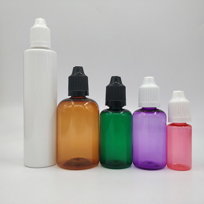 Personalizzazione Stampa bottiglie a colori per liquidi In 10ml 15ml 30ml 60ml 80ml 100ml