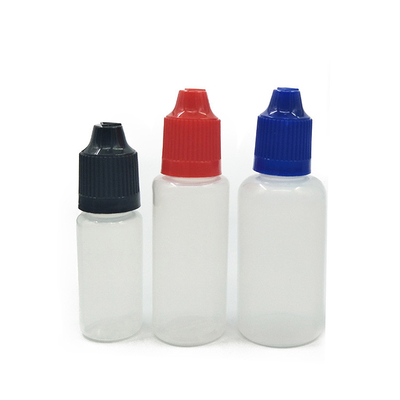 Bottiglia di liquido E personalizzata da 15 ml per disegno e logo rotondo