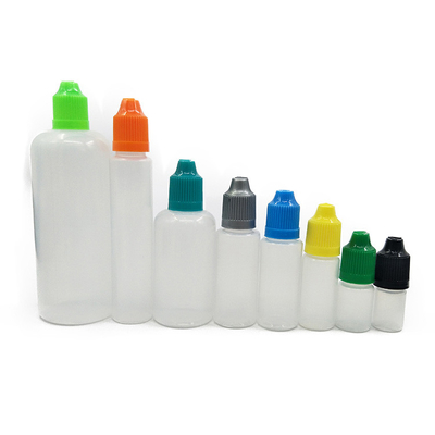 Bottiglia liquida 18mm per collo E 10ml 15ml 30ml 60ml 80ml 100ml per sigaretta elettronica