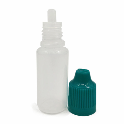 Bottiglia liquida a prova di bambino per collo di tipo E con logo personalizzato e disegno a prova di perdite in 10ml 15ml 30ml 60ml 80ml 100ml di capacità