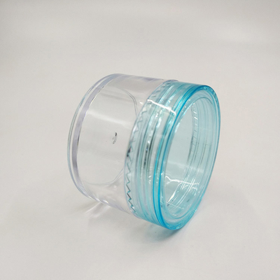 Contenitore cosmetico in plastica a superficie liscia personalizzato per cosmetici di lusso