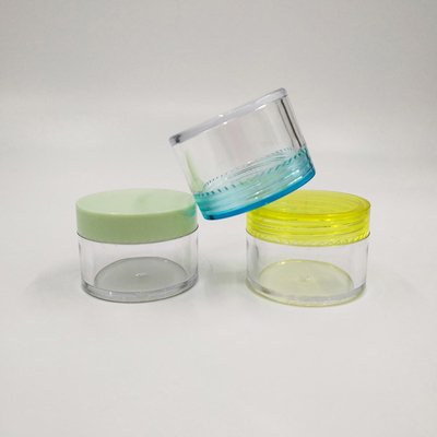 Contenitore cosmetico in plastica a superficie liscia personalizzato per cosmetici di lusso
