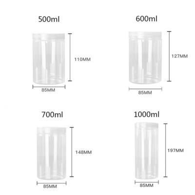 Contenitore di bellezza personalizzato per varie capacità 10ml 15ml 30ml 60ml 80ml 100ml 120ml 150ml
