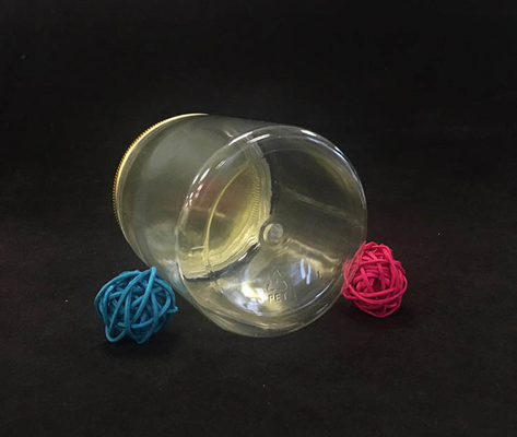 Contenitore di plastica cosmetica da 60 ml sigillato con guarnizione sensibile alla pressione