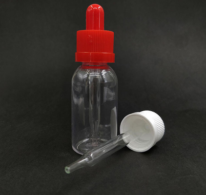 PET trasparente a prova di bambino tappo a vite rotondo E bottiglia liquida per imballaggio di succo E con serigrafia