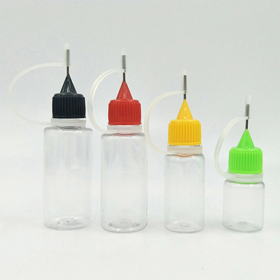 Bottiglie di vetro liquido PET E trasparenti da 30 ml con linee di capacità