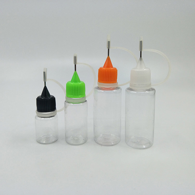 Bottiglie di vetro liquido PET E trasparenti da 30 ml con linee di capacità