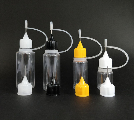 Bottiglie di vetro liquido PET E trasparenti da 30 ml con linee di capacità