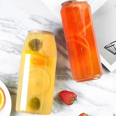 Bottiglie di tè di latte di plastica a prova di perdite con maniglie