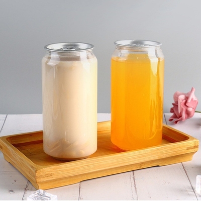 Bottiglie di tè di latte di plastica a prova di perdite con maniglie