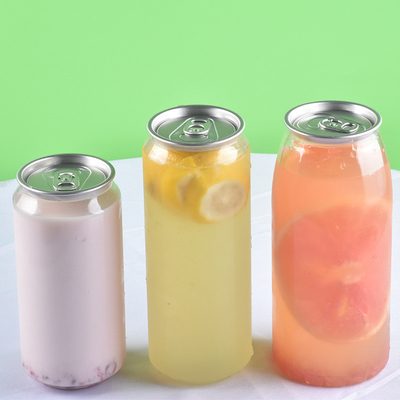 Bottiglie di tè di latte di plastica a prova di perdite con maniglie