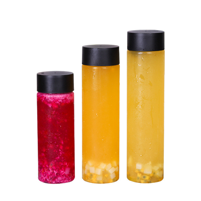 Bottiglie di plastica colorate e durevoli a prova di perdite