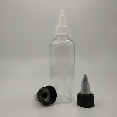 Dispositivi per etichette personalizzati Contenitori di plastica a vite 15ml 30ml 50ml 70ml 80ml 100ml Per imballaggi cosmetici