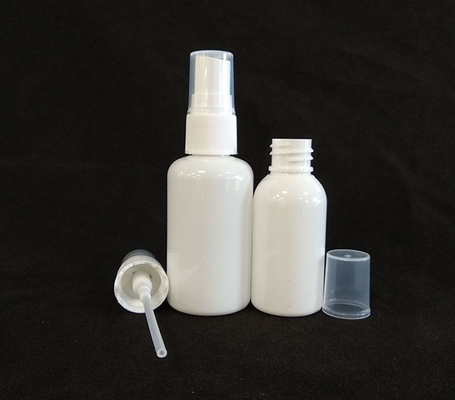 Bottiglia di spruzzo in plastica PET di design trasparente per soluzioni ecologiche