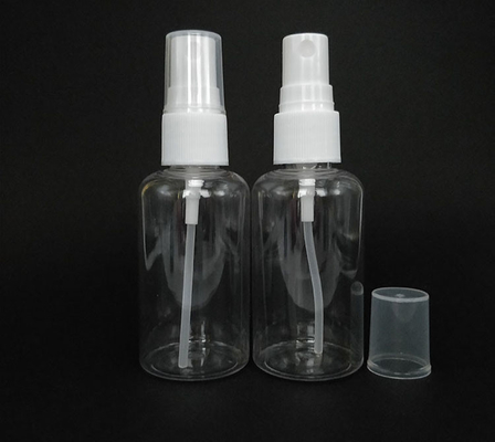 Bottiglia di spruzzo in plastica PET di design trasparente per soluzioni ecologiche