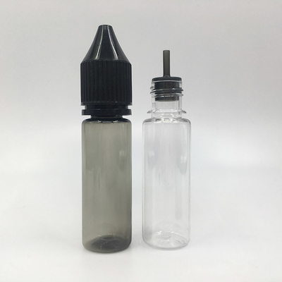 Bottiglia trasparente E Liquid con logo personalizzato Capacità 10ml 15ml 30ml 60ml 80ml 100ml