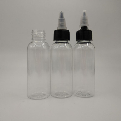 50 ml pannello etichetta personalizzato gomma schiacciante ago punta bottiglia con chiusura a vite e merci spot