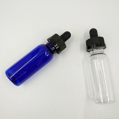 10 ml Bottiglie a goccia con tappo trasparente nero Personalizzare