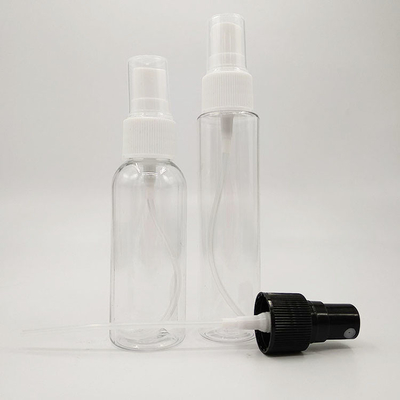 Bottiglia di spruzzo in plastica PET trasparente per superfici lisce Capacità 10ml 15ml 30ml 50ml 60m 70ml 100ml 200ml 500ml