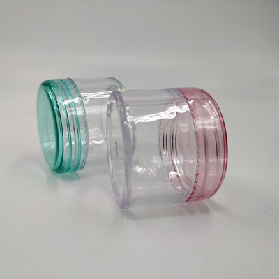 Contenitore cosmetico in plastica per soluzioni di stampa di etichette a superficie liscia