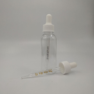 Bottiglie di vetro di plastica per gocce Capacità 10ml 15ml 20ml 30ml 40ml 50ml 60ml 70ml 100ml 120ml Stampa 5000pcs