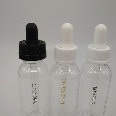 Bottiglie di vetro di plastica per gocce Capacità 10ml 15ml 20ml 30ml 40ml 50ml 60ml 70ml 100ml 120ml Stampa 5000pcs