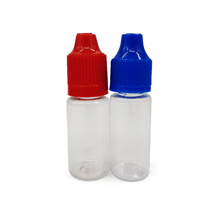 Bottiglia liquida PET E trasparente a prova di bambino con tappo a vite per una distribuzione accurata