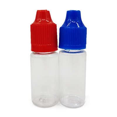 Bottiglia liquida PET E trasparente a prova di bambino con tappo a vite per una distribuzione accurata
