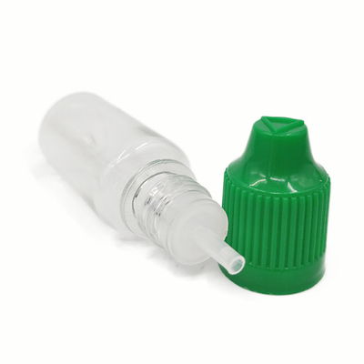 Bottiglia liquida PET E trasparente a prova di bambino con tappo a vite per una distribuzione accurata