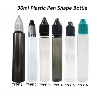 Bottiglia di liquido E di 18 mm per collo di 10 ml di capacità per liquido E