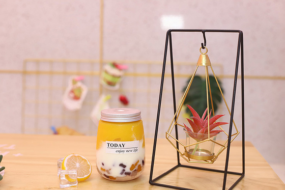 Bottiglie di tè al latte di 350 ml, chiare, eleganti per gli affari.