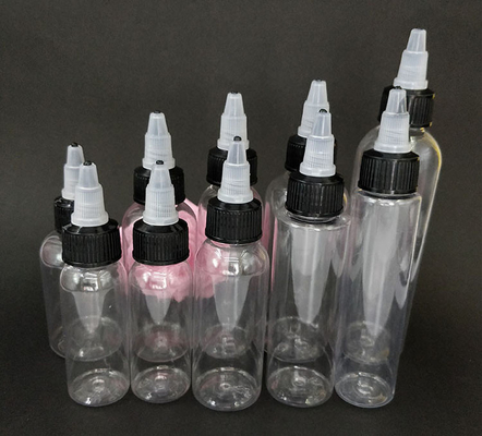 Bottiglie rotonde versatili per liquidi 10ml 15ml 30ml 60ml 80ml 100ml Capacità