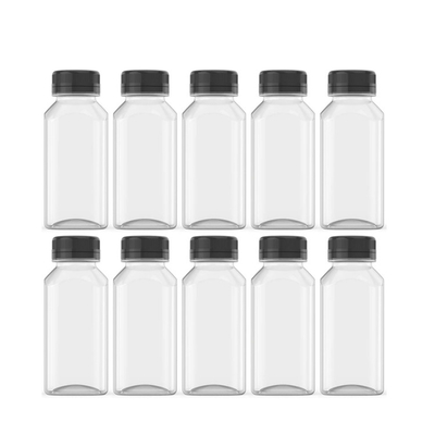 Bottiglie di succo in colori personalizzati con materiale biodegradabile e diverse capacità 120ml 250ml 350ml 500ml