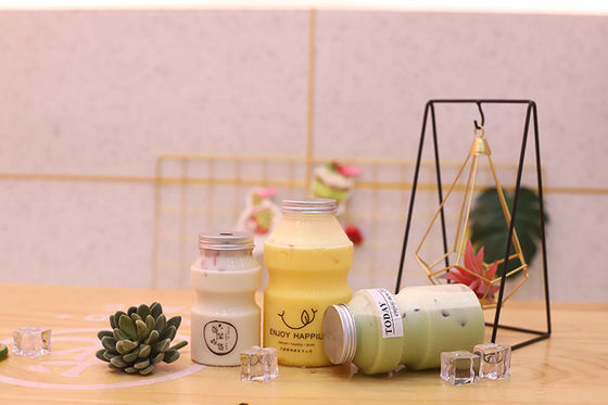 Brocche Trasparenti per Bubble Tea, Capacità 0.5kg, per Uso Commerciale