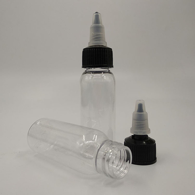 Prodotti liquidi Bottiglie di plastica a goccia a superficie liscia con personalizzazione del logo