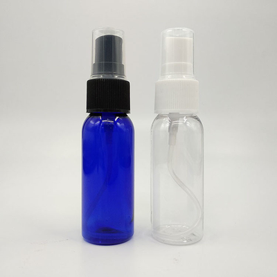Superficie liscia Bottiglia per spray in plastica PET per uso domestico Capacità 10ml 15ml 30ml 50ml 60m 70ml 100ml 200ml 500ml Rotonda