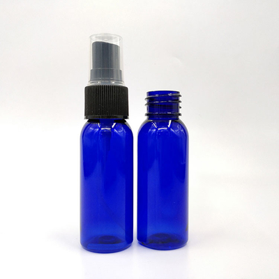 Superficie liscia Bottiglia per spray in plastica PET per uso domestico Capacità 10ml 15ml 30ml 50ml 60m 70ml 100ml 200ml 500ml Rotonda