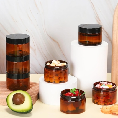 Logo personalizzato Vaso di plastica per la bellezza per le necessità di confezionamento e marchio personalizzati