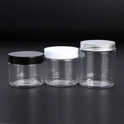 Vasetto cosmetico in plastica con guarnizione a pressione da 10ml 15ml 30ml 60ml 80ml 100ml 120ml 150ml