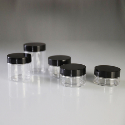 Stampa personalizzata Bottiglia di plastica per cosmetici 10ml 15ml 30ml 60ml 80ml 100ml 120ml 150ml Trasparente per imballaggi cosmetici