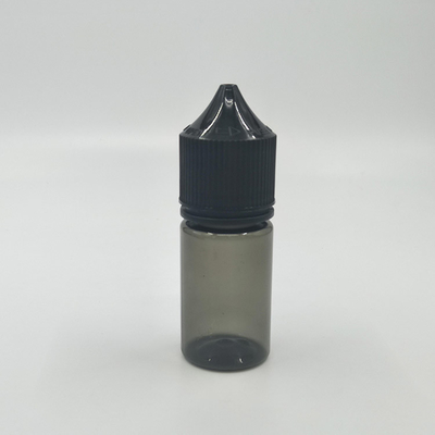 Bottiglia liquida PET Round E 10 ml trasparente per vaping