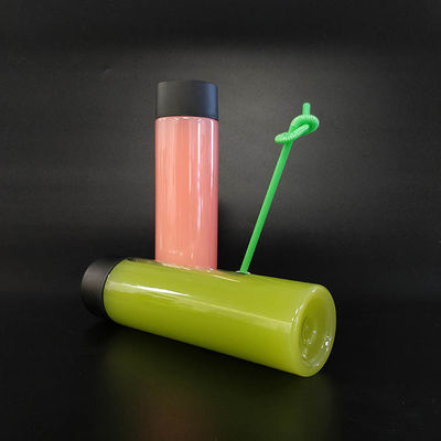 Spedizione rapida Etichetta personalizzata Tazza di bevande in plastica trasparente per bevande fredde