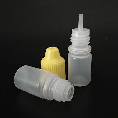 Bottiglie per goccioline in vetro in plastica trasparente nera personalizzata con superficie liscia e personalizzazione