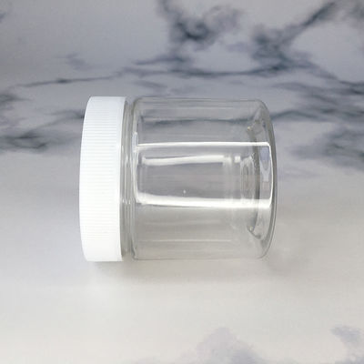 Contenitori di barattoli di plastica personalizzabili con 85 diametro e capacità di logo personalizzato 2oz 3oz 4oz 5oz 6oz 7oz 8oz