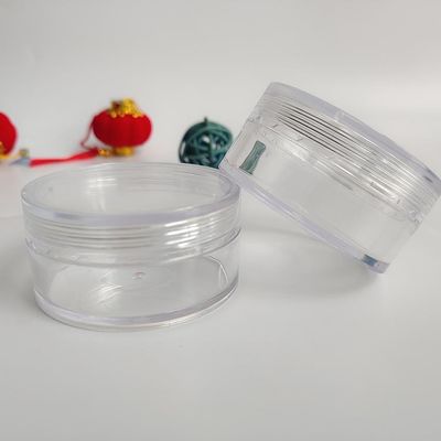 Vaso cosmetico in plastica con superficie liscia e stampa personalizzata, progettato per creme, lozioni per la cura della pelle e confezioni di prodotti di bellezza